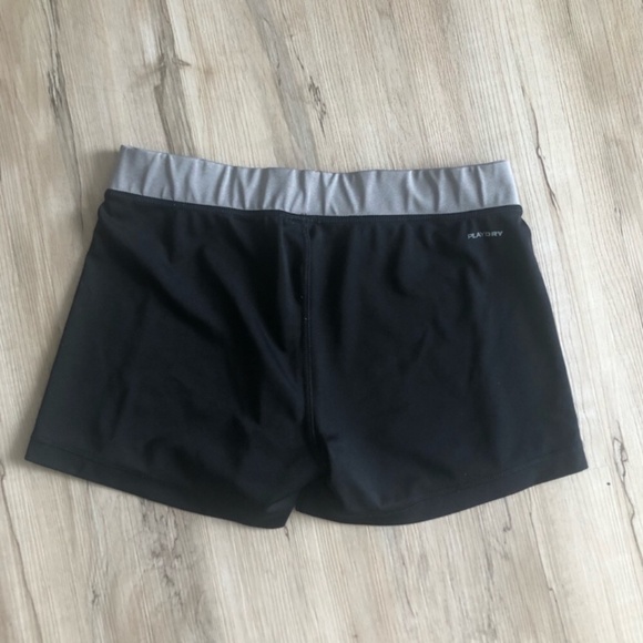 Mini Black & Grey Reebok Athletic Shorts - Picture 4 of 5